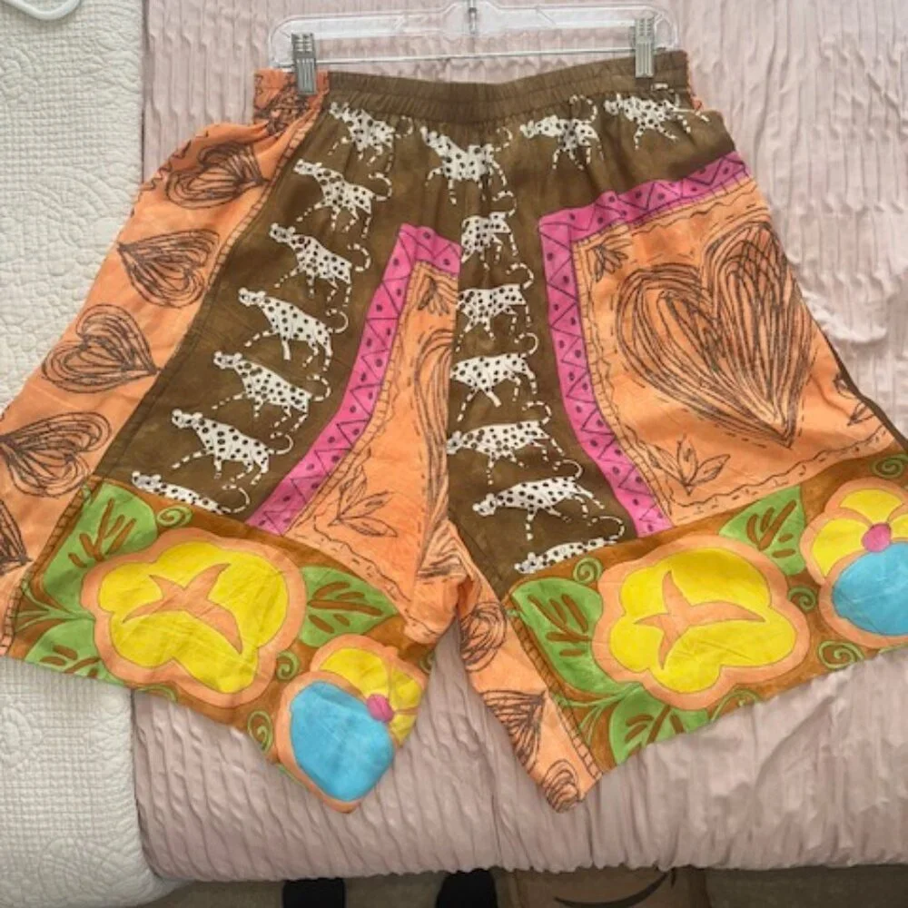 No name vintage shorts with pockets and‎ elastic waistband